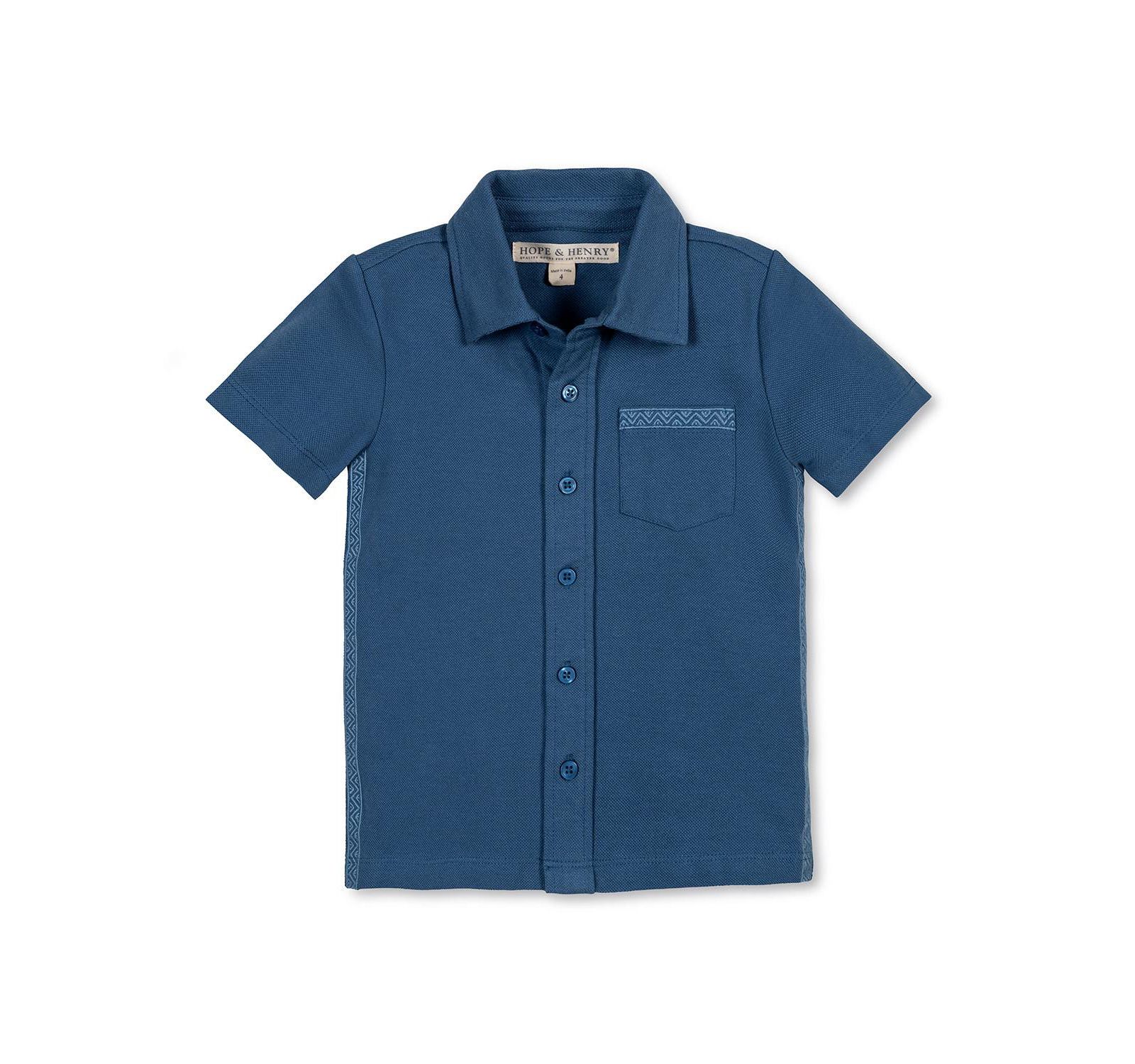Детская хлопковая футболка Hope & Henry Organic Short Sleeve