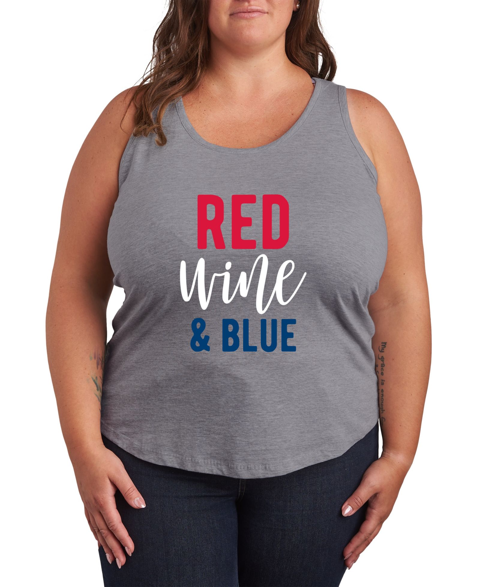 Женский топ Hybrid Apparel Plus Size с графическим принтом Racerback