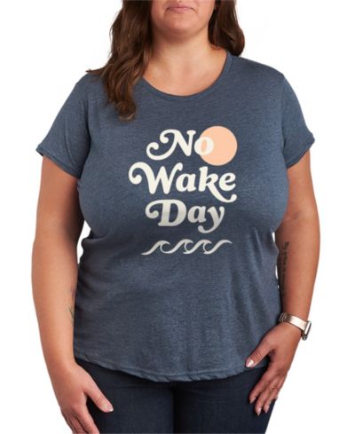 Графическая футболка Hybrid Apparel Plus Size Instant Message No Wake Day Short-Sleeve