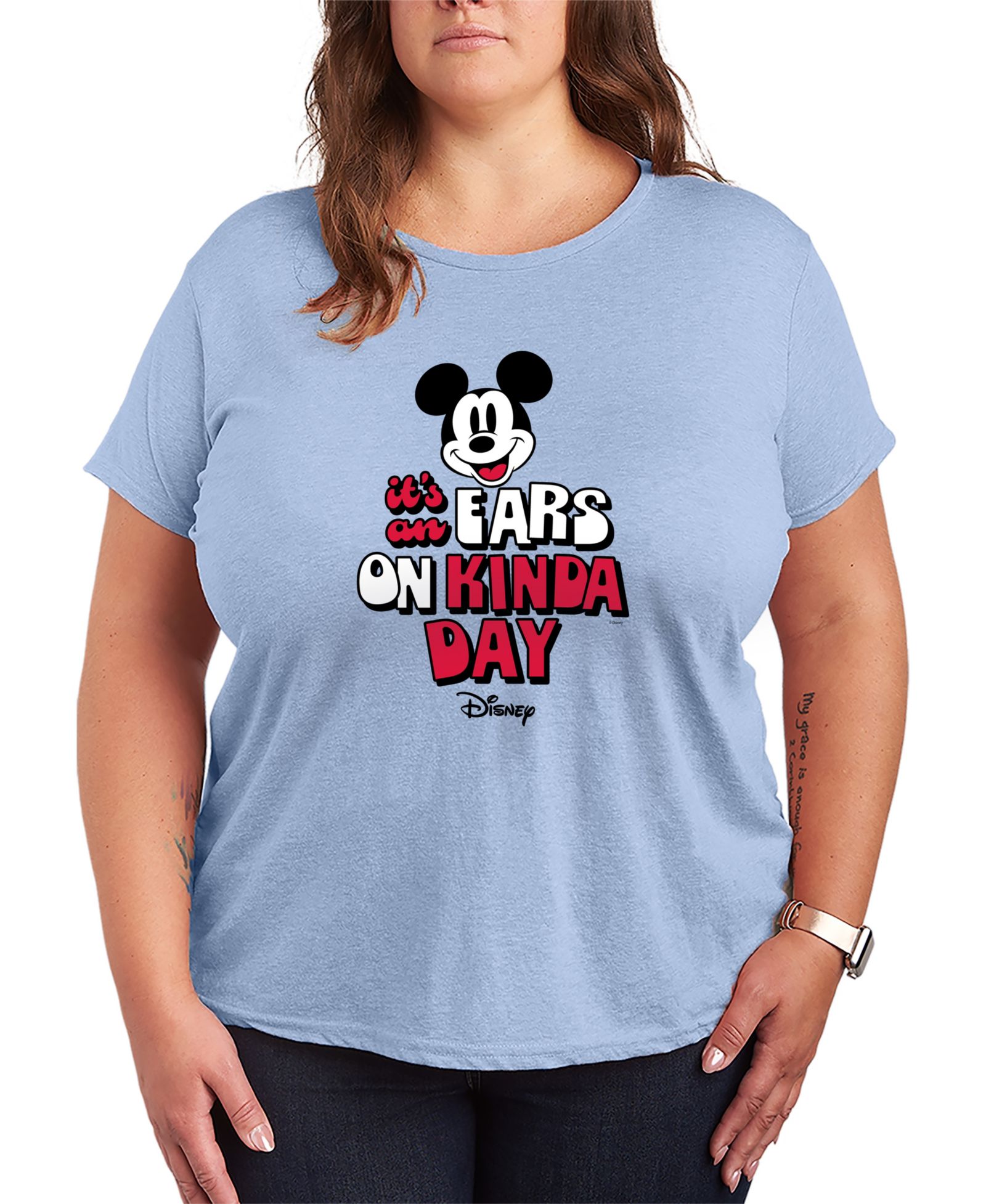 Футболка Hybrid Apparel Plus Size Disney Mickey Vacation с коротким рукавом