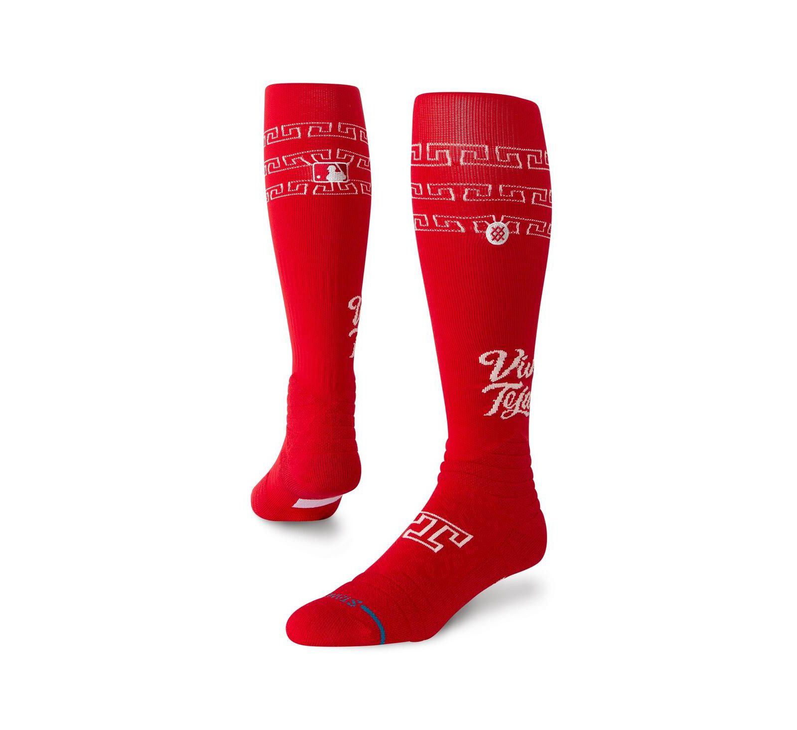 Stance Men's and Women's Red Texas Rangers 2026 City Connect Over The Calf Socks