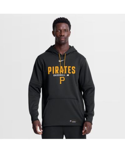 Nike Men's Black Pittsburgh Pirates Authentic Collection Therma-FIT Hoodie