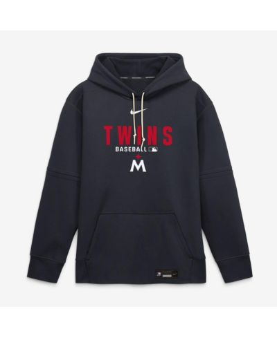 Nike Men's Navy Minnesota Twins Authentic Collection Therma-FIT Hoodie
