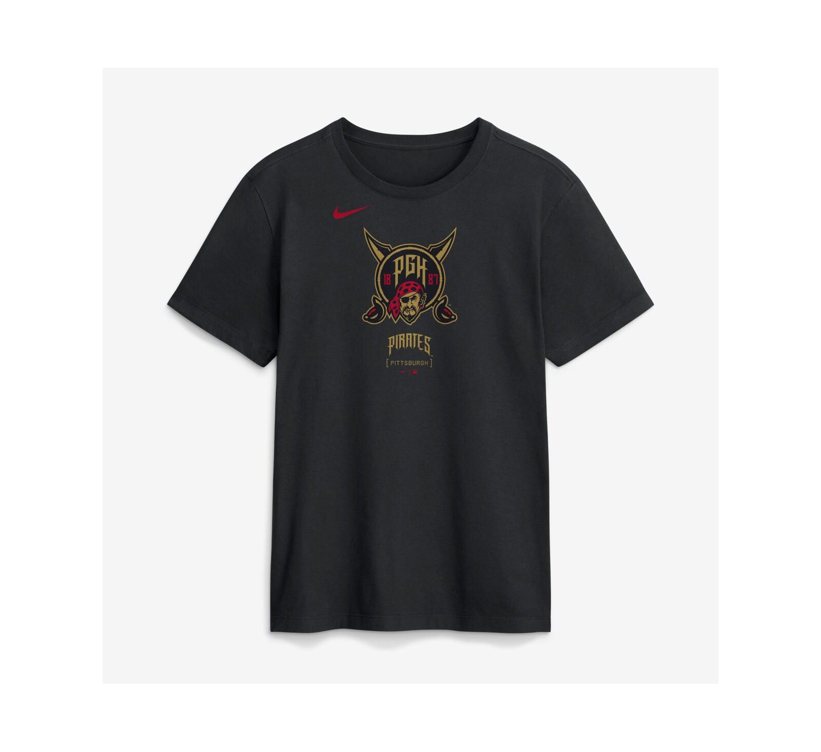 Nike Men's Black Pittsburgh Pirates 2026 City Connect Large Logo T-Shirt