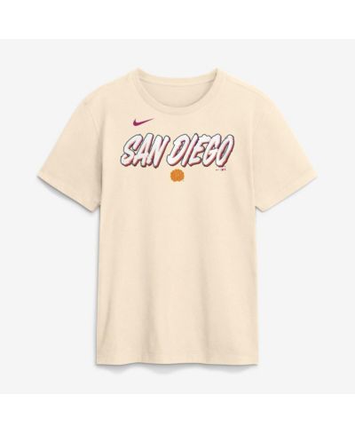Nike Men's Cream San Diego Padres 2026 City Connect Wordmark T-Shirt