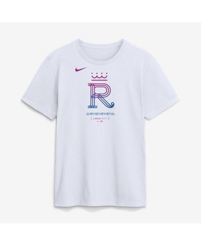 Nike Men's White Kansas City Royals 2026 City Connect Large Logo T-Shirt
