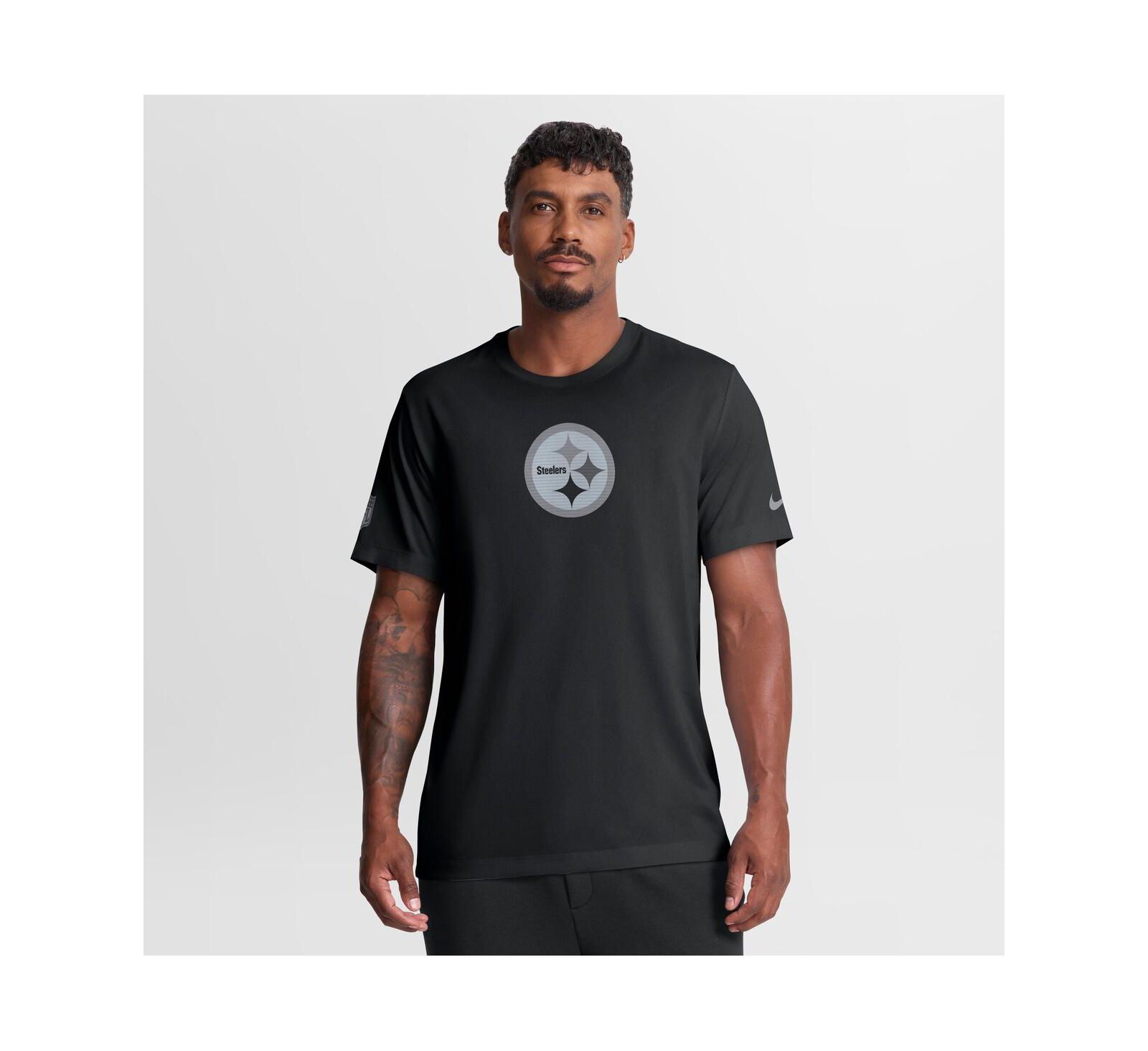 Nike Men's Black Pittsburgh Steelers Sideline Lead The Charge Legend Dri-FIT T-Shirt