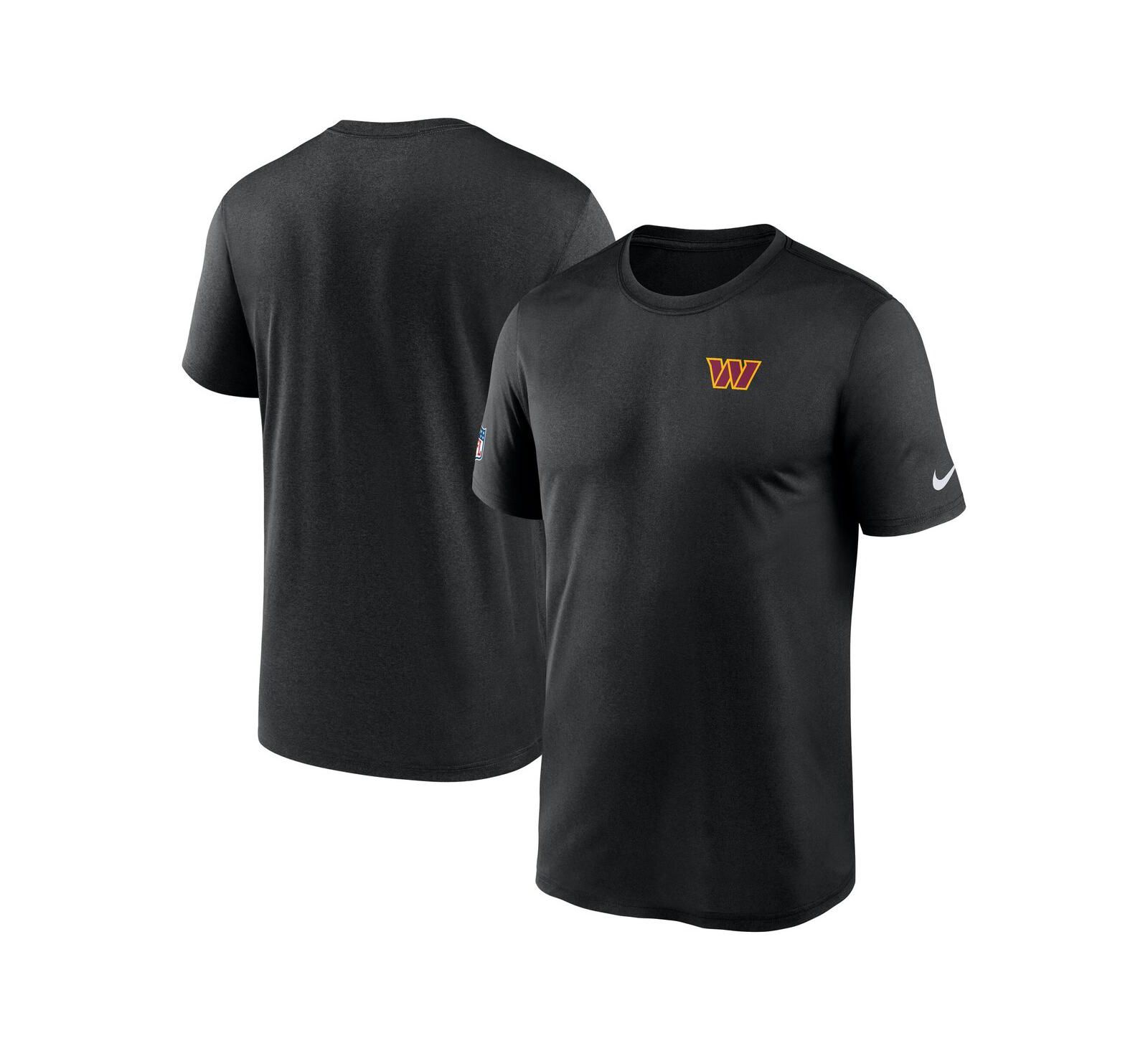 Nike мужская футболка Washington Commanders Sideline Legend Small Logo Dri-FIT Black