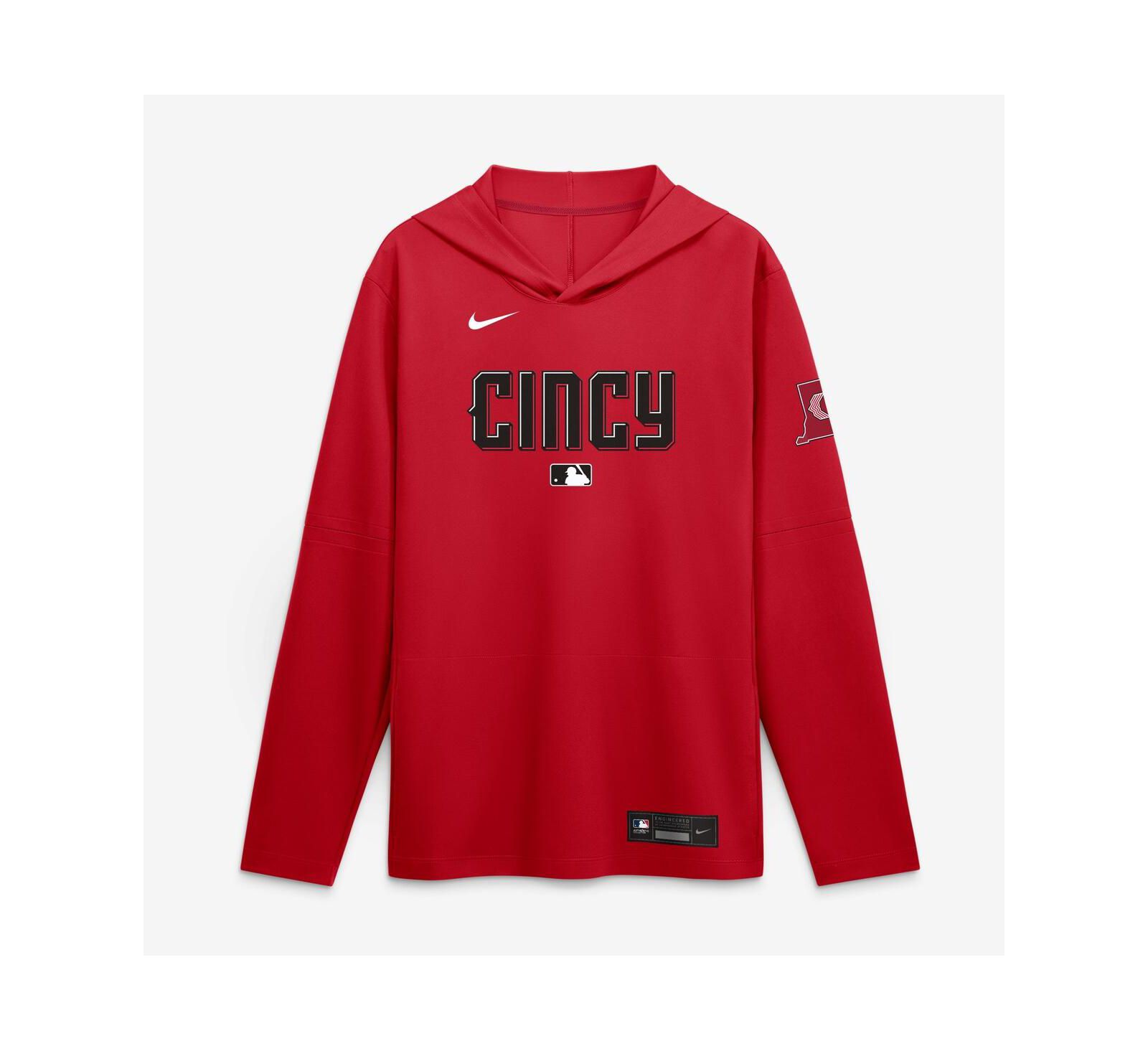 Мужская футболка Nike Cincinnati Reds 2026 City Connect Dri-FIT с капюшоном