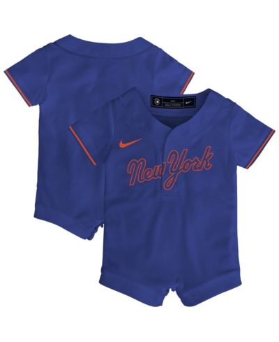 Ромпер-джерси Nike Royal New York Mets Alternate Replica для мальчиков и девочек