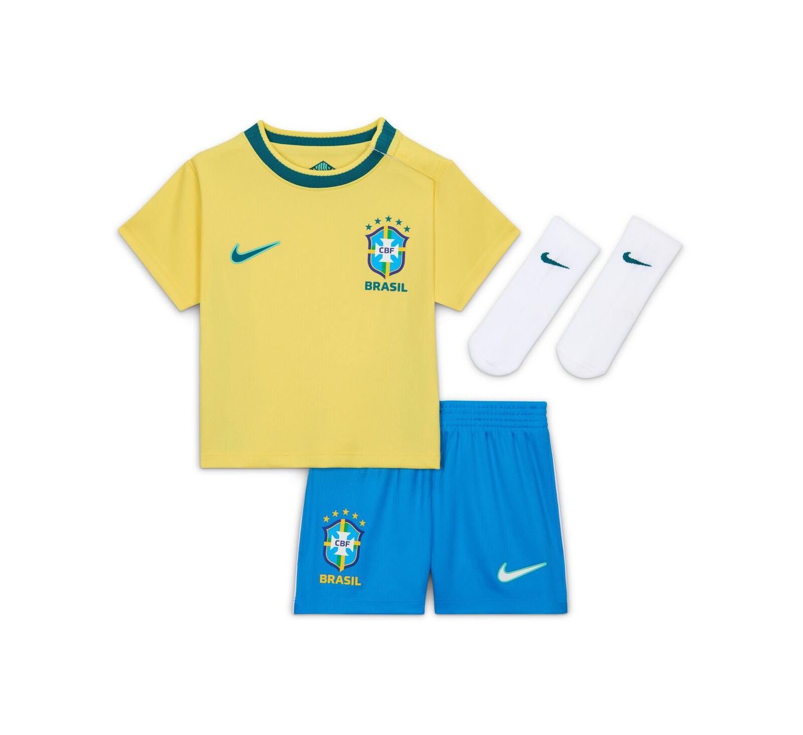 Детский комплект Nike Brazil National Team 2026 Home Stadium Replica Kit