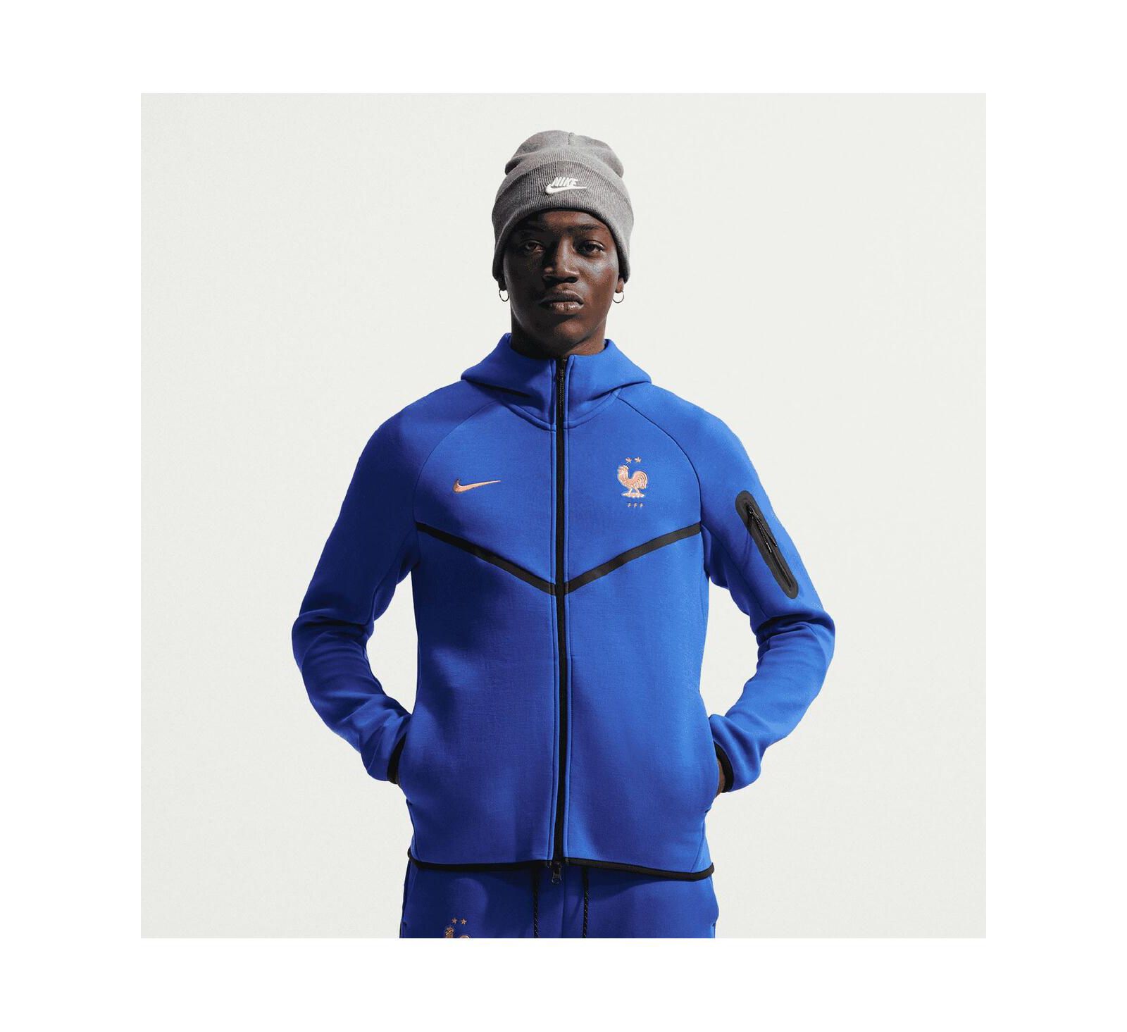 Мужское худи Nike Tech Fleece Windrunner сборной Франции 2026