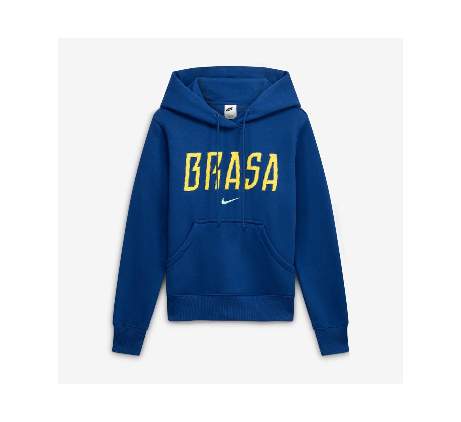 Женское худи Nike Blue Brazil National Team Phoenix Fleece