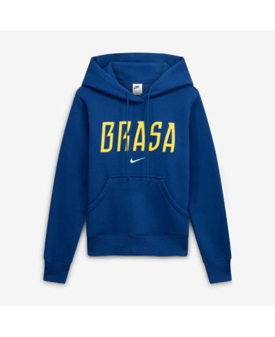 Nike Women's Blue Brazil National Team Phoenix Fleece Hoodie