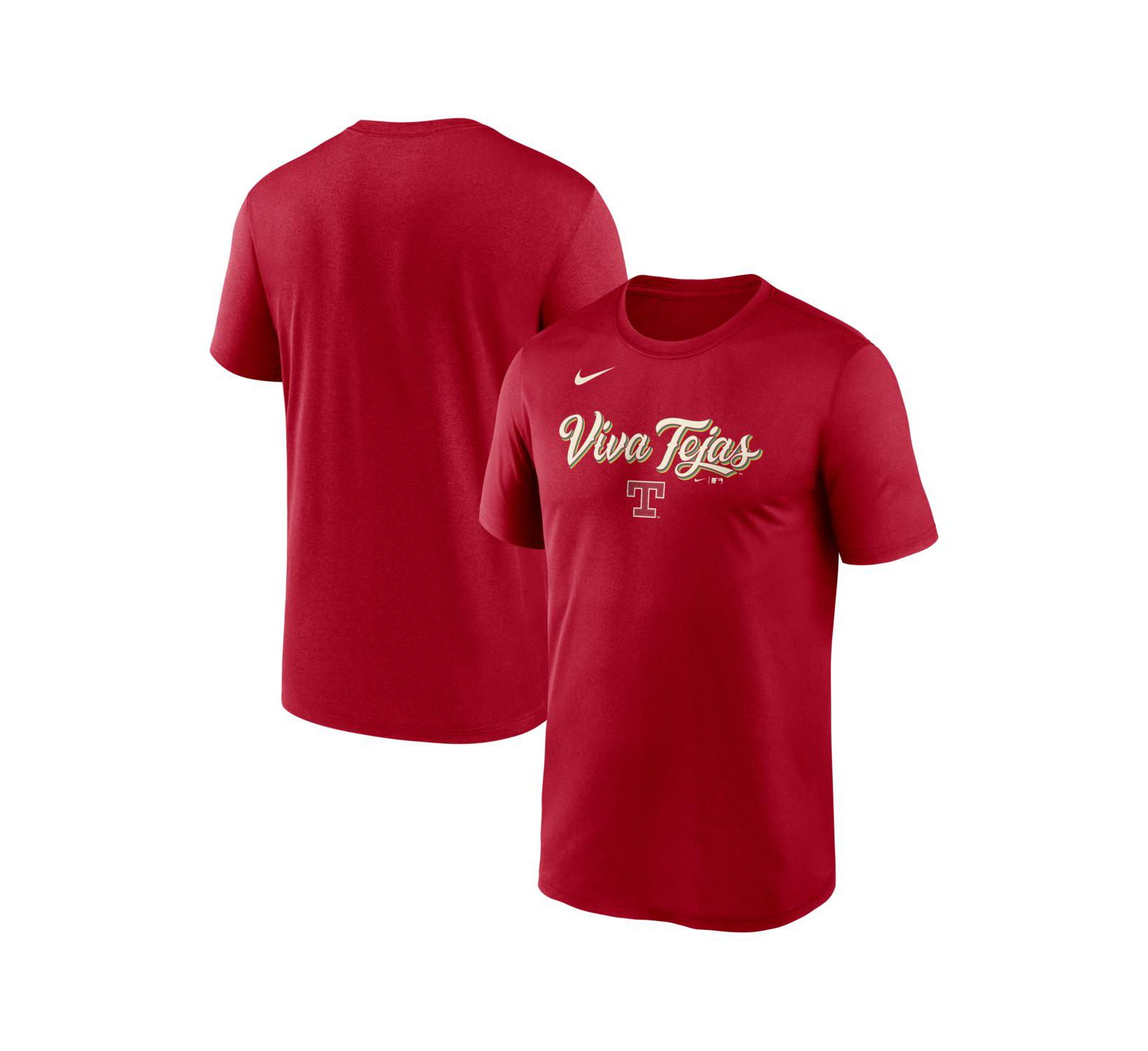 Nike Men's Red Texas Rangers 2026 City Connect Team Phrase Script Dri-FIT T-Shirt