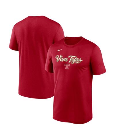 Мужская футболка Nike Texas Rangers 2026 City Connect Dri-FIT, красная