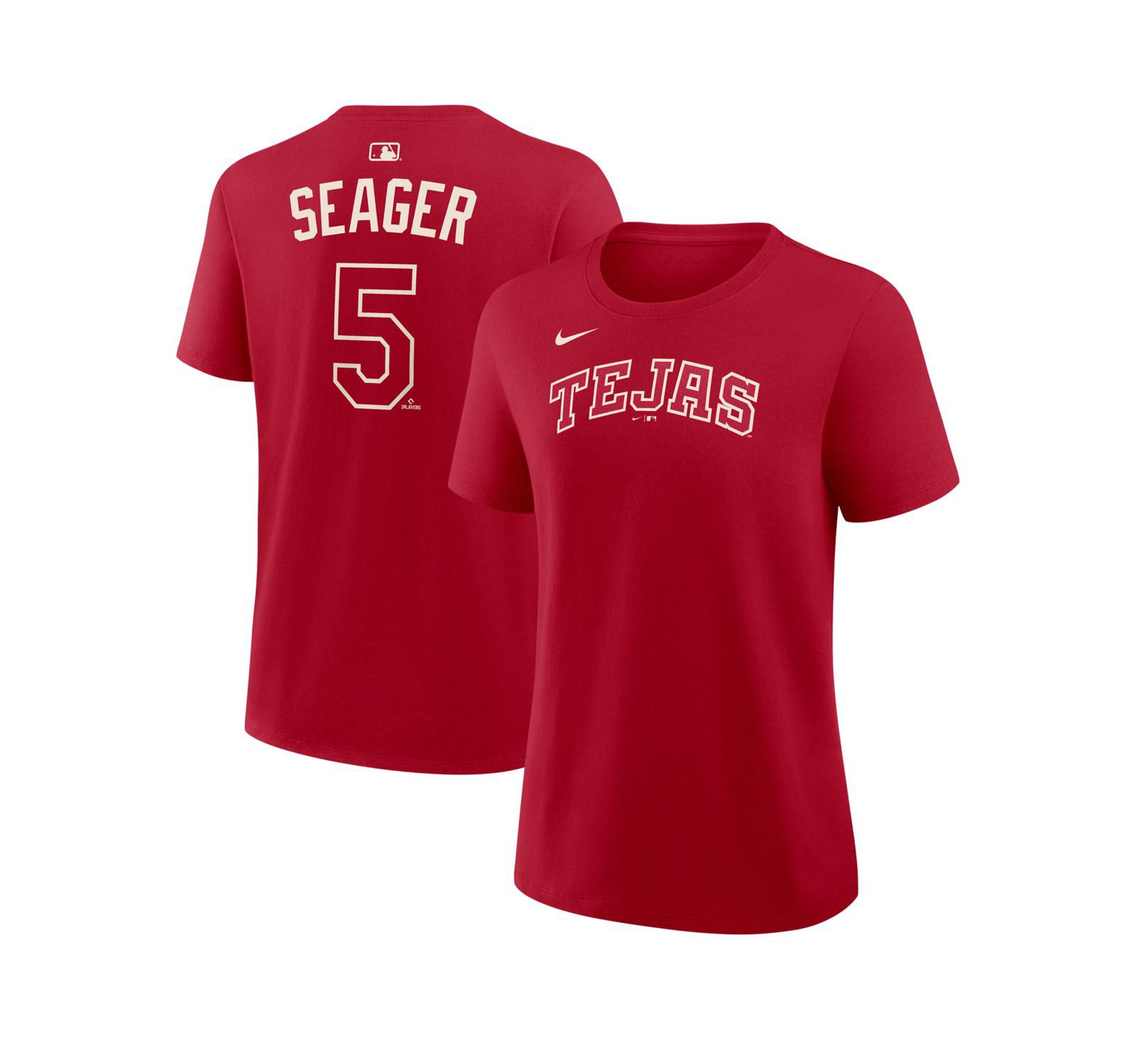Nike Women's Corey Seager Red Texas Rangers 2026 City Connect Name & Number T-Shirt