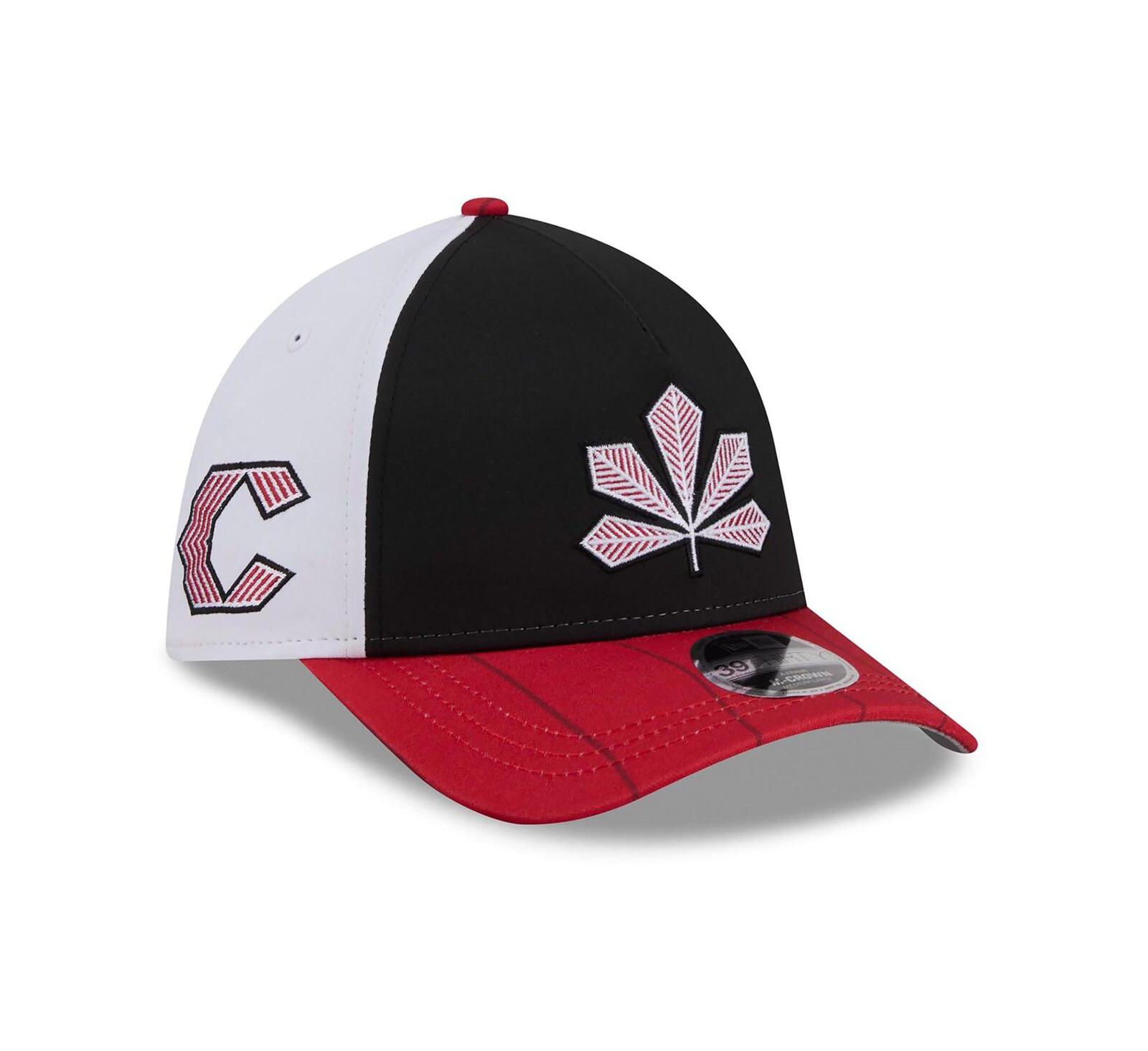 New Era Мужская кепка Cincinnati Reds 2026 City Connect M-Crown A-Frame 39THIRTY Flex Black/Red