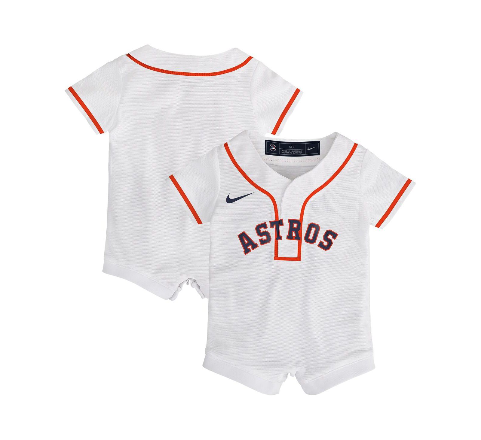Детский комбинезон Nike White Houston Astros Home Replica Romper Jersey