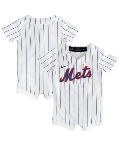 Nike Baby Boys and Girls White New York Mets Home Replica Romper Jersey