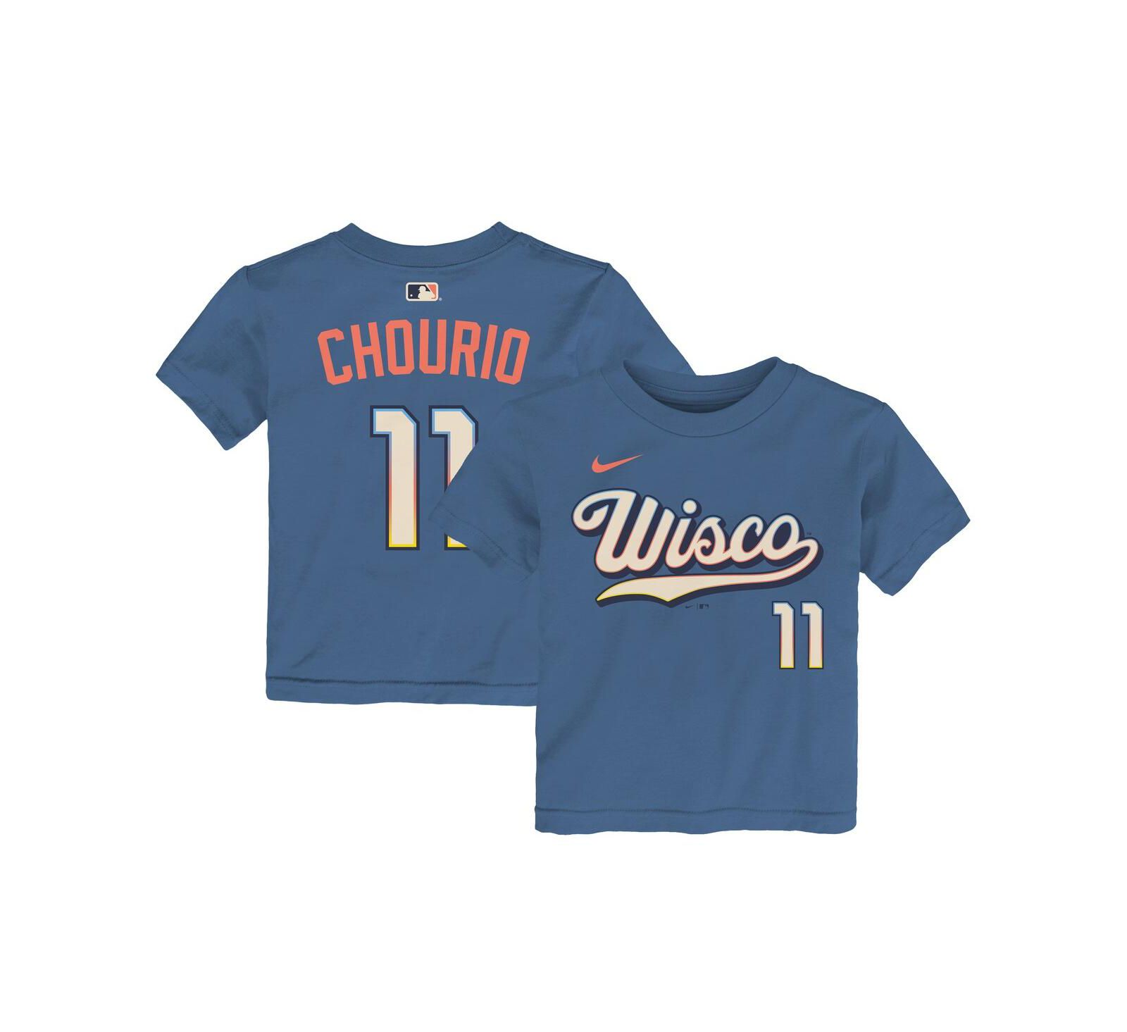 Nike детская футболка Jackson Chourio Milwaukee Brewers 2026 City Connect