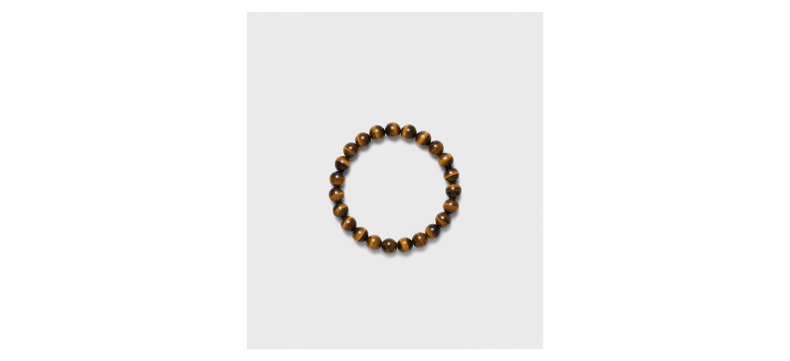 Браслет KENDI AMANI Jasiri Tiger Eye beaded, растягивающийся