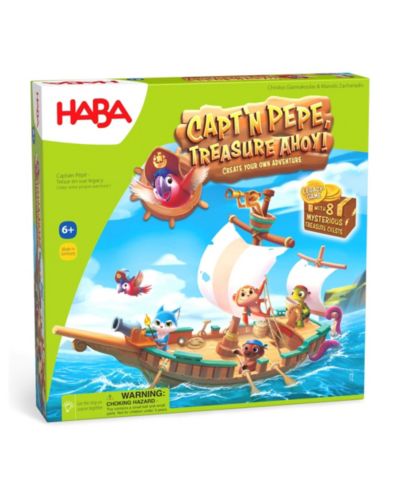 Haba Capt'n Pepe: Treasure Ahoy Board Game, Ages 6+