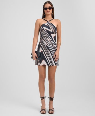 RACHEL Rachel Roy Женское мини-платье Ravena Beaded Halter