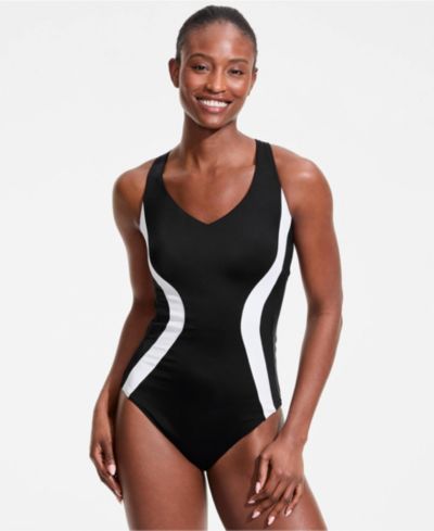 Женский слитный купальник Lands' End Tugless Contour