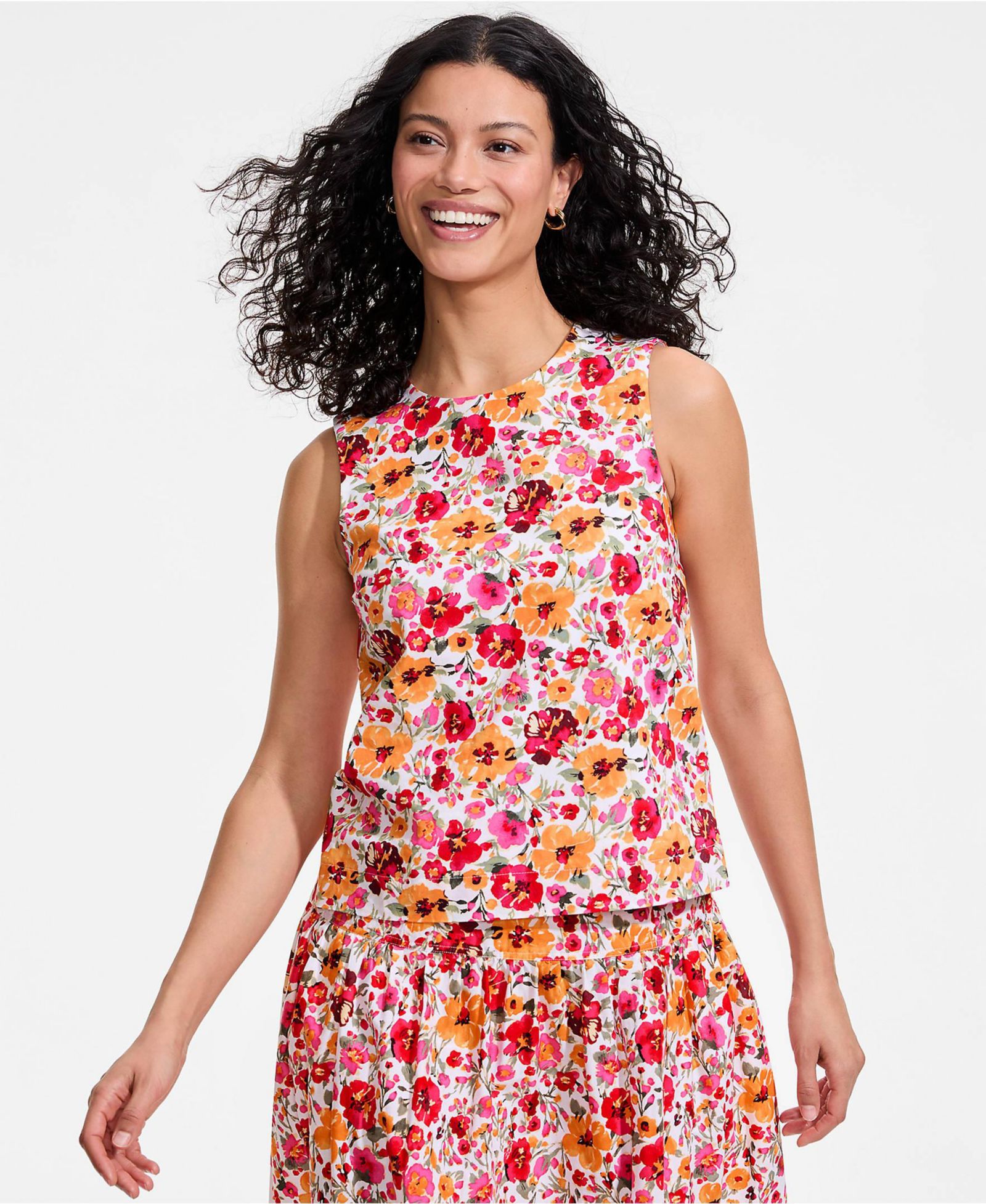 Женский топ Lands' End Women's Poplin Sleeveless Shell
