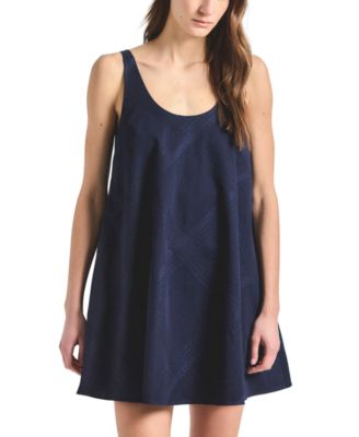 Женское платье Derek Lam 10 Crosby Emery Embroidered Twill Trapeze