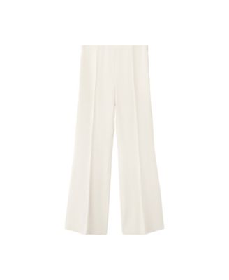 MANGO Women's High-Rise Straight Suit Pants