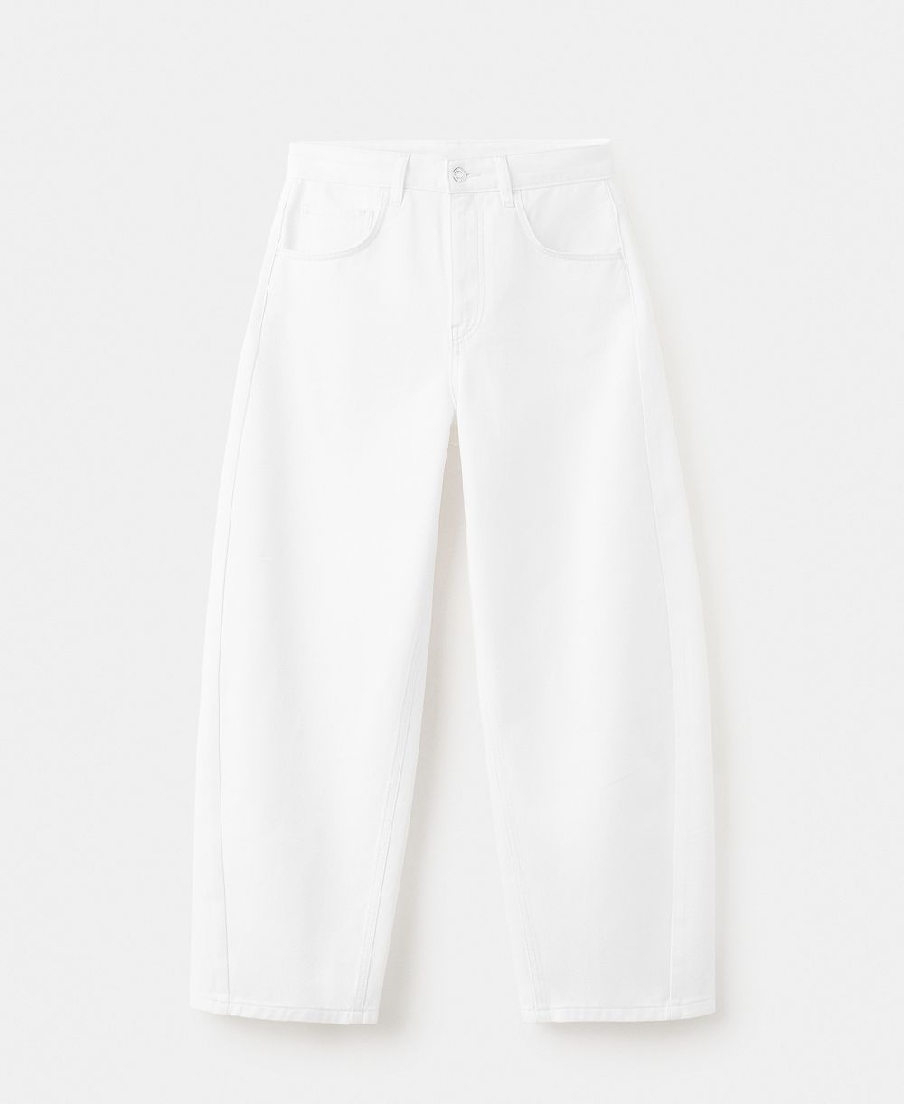 Mango Women's Balloon Crop Jeans