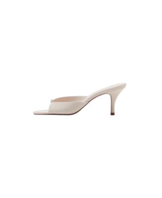 MANGO Bloom Metallic-Detail Stiletto-Heel Sandals