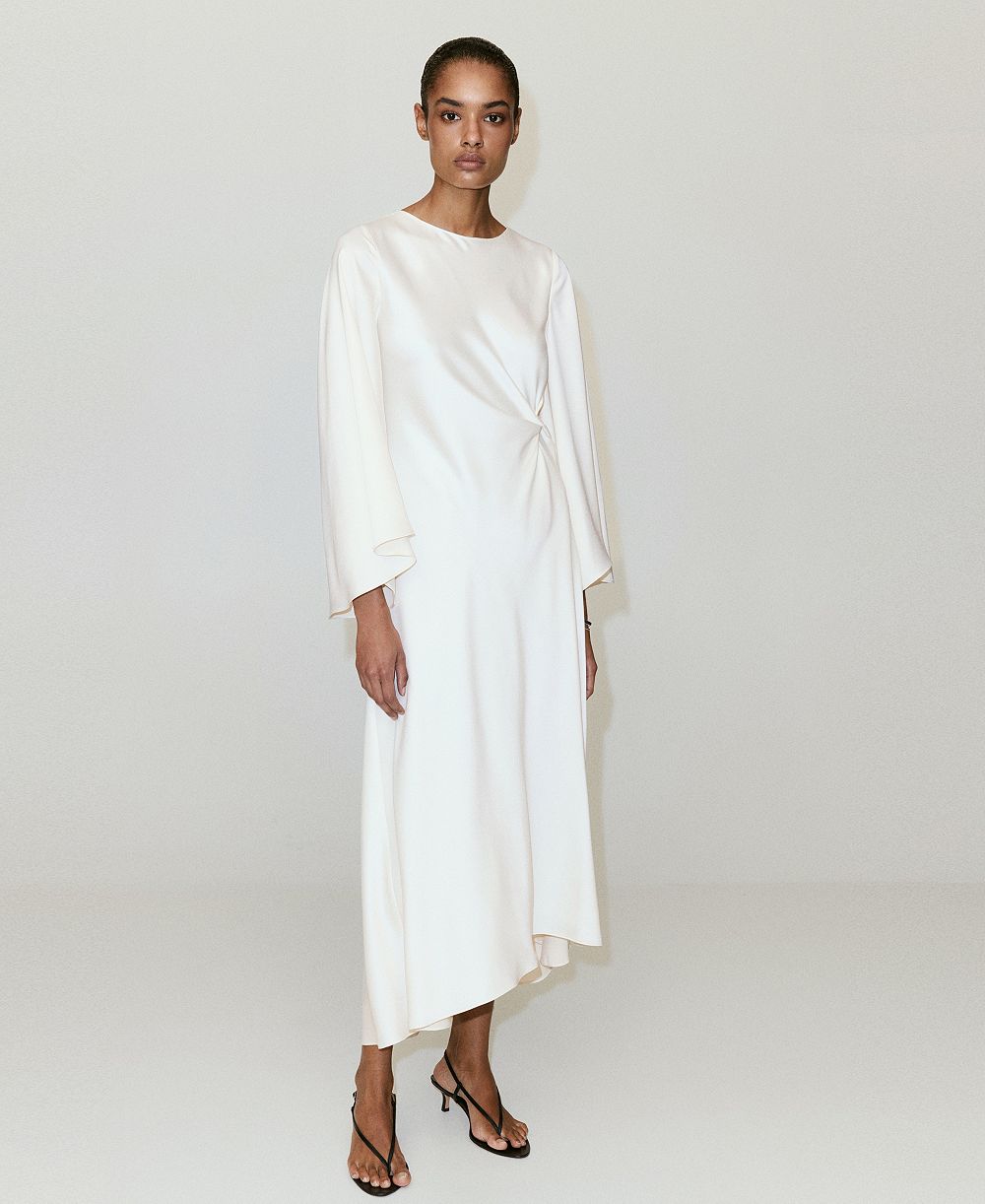Женское платье Mango Ruched Satin