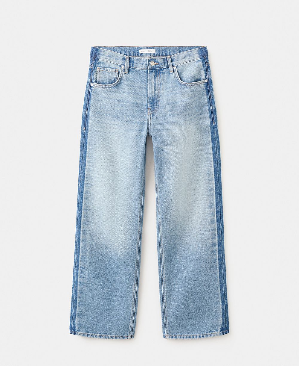 Mango Women's Low-Rise Straight Jeans