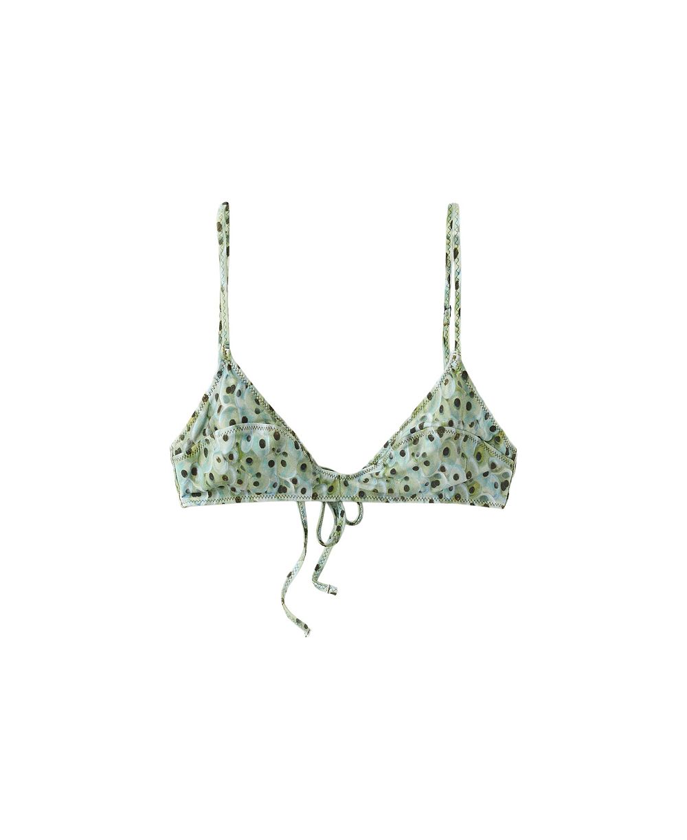 Женский топ для бикини Mango Printed Triangle Bikini Top