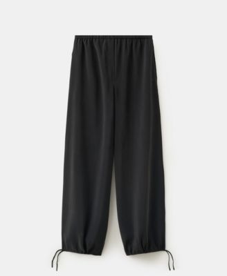 Женские широкие брюки Mango Elastic Waistband Baggy Pants