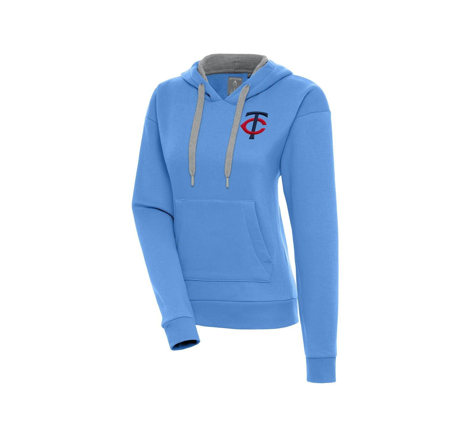 Женское худи Antigua Light Blue Minnesota Twins Victory Pullover
