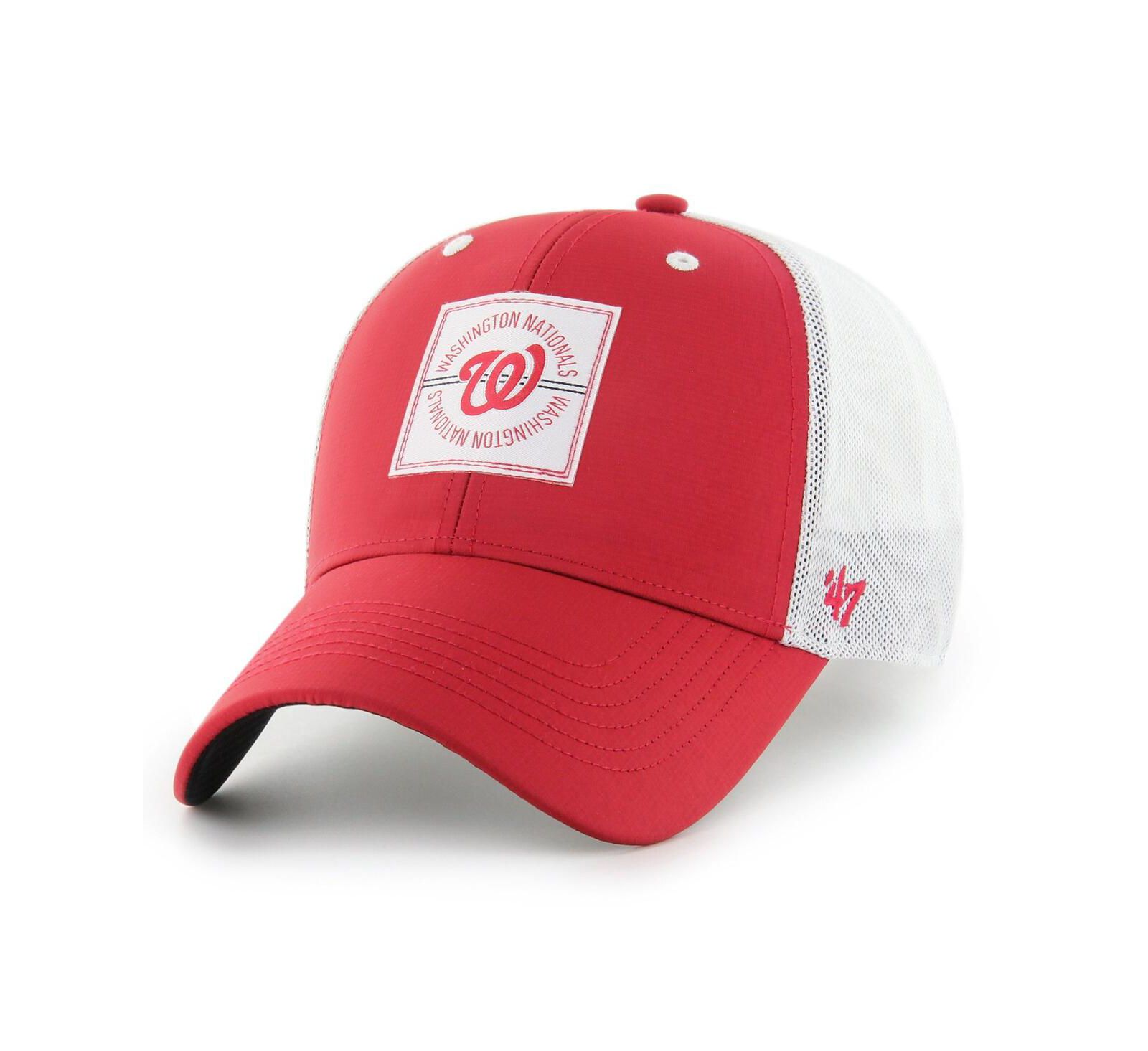 '47 Brand Men's Red Washington Nationals Disburse MVP Trucker Adjustable Hat