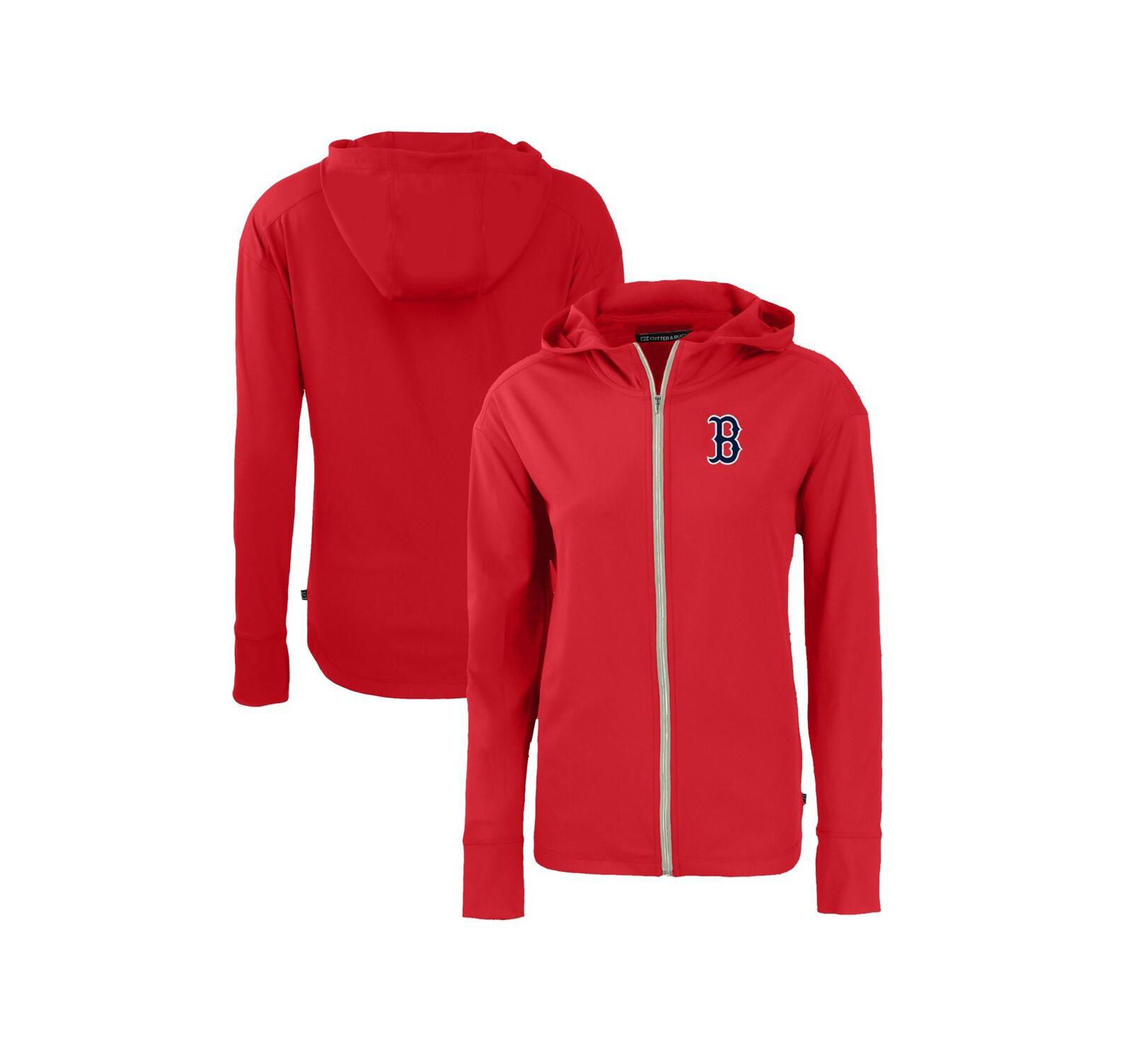 Cutter & Buck Women's Red Boston Red Sox Daybreak Eco Full-Zip Hoodie