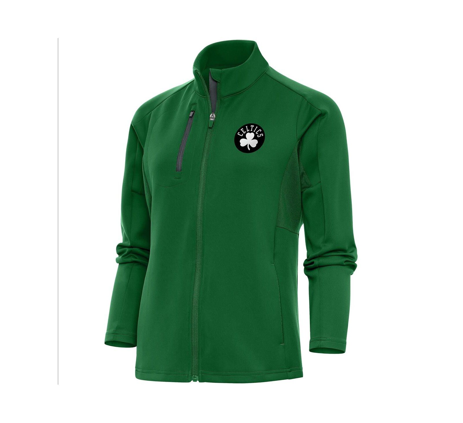 Antigua Женская куртка Boston Celtics Kelly Green с металлической отделкой