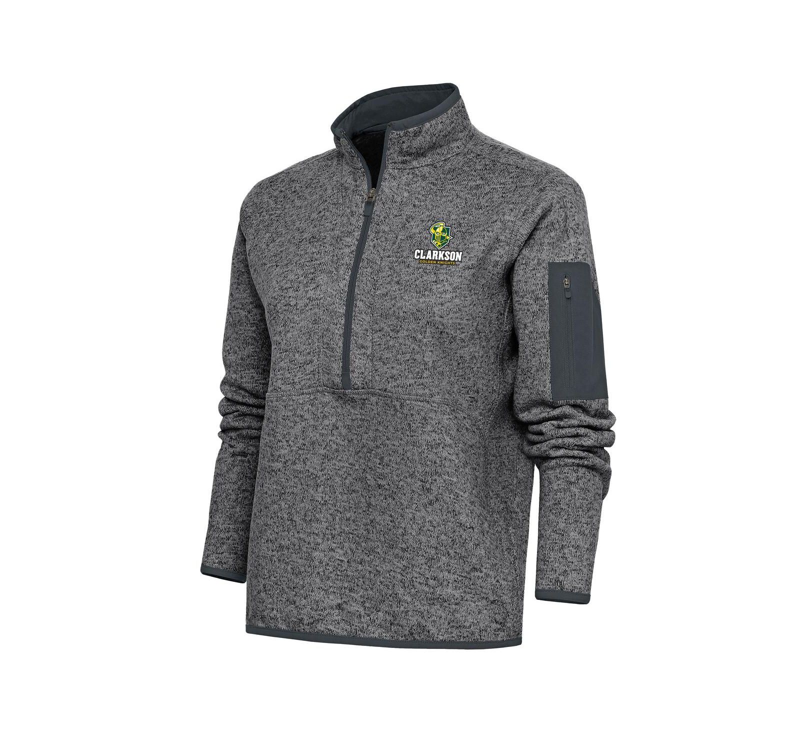 Женская куртка Antigua Clarkson Golden Knights Fortune Digital Thermal Half-Zip