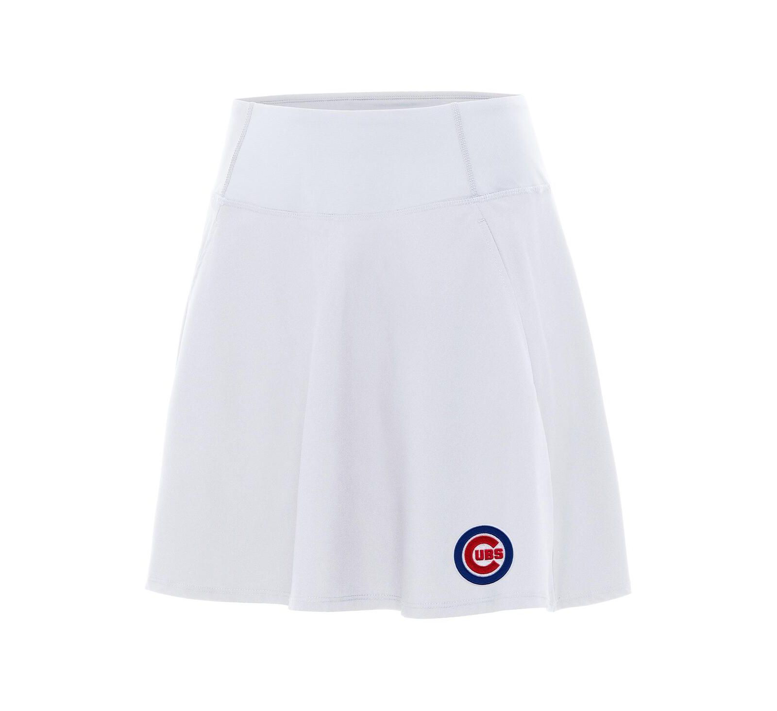 Antigua Women's White Chicago Cubs Chip Skort