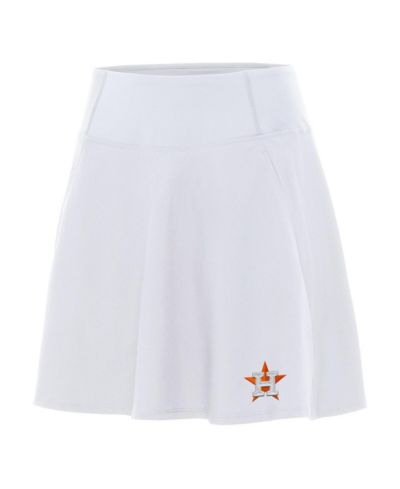 Antigua Women's White Houston Astros Chip Skort
