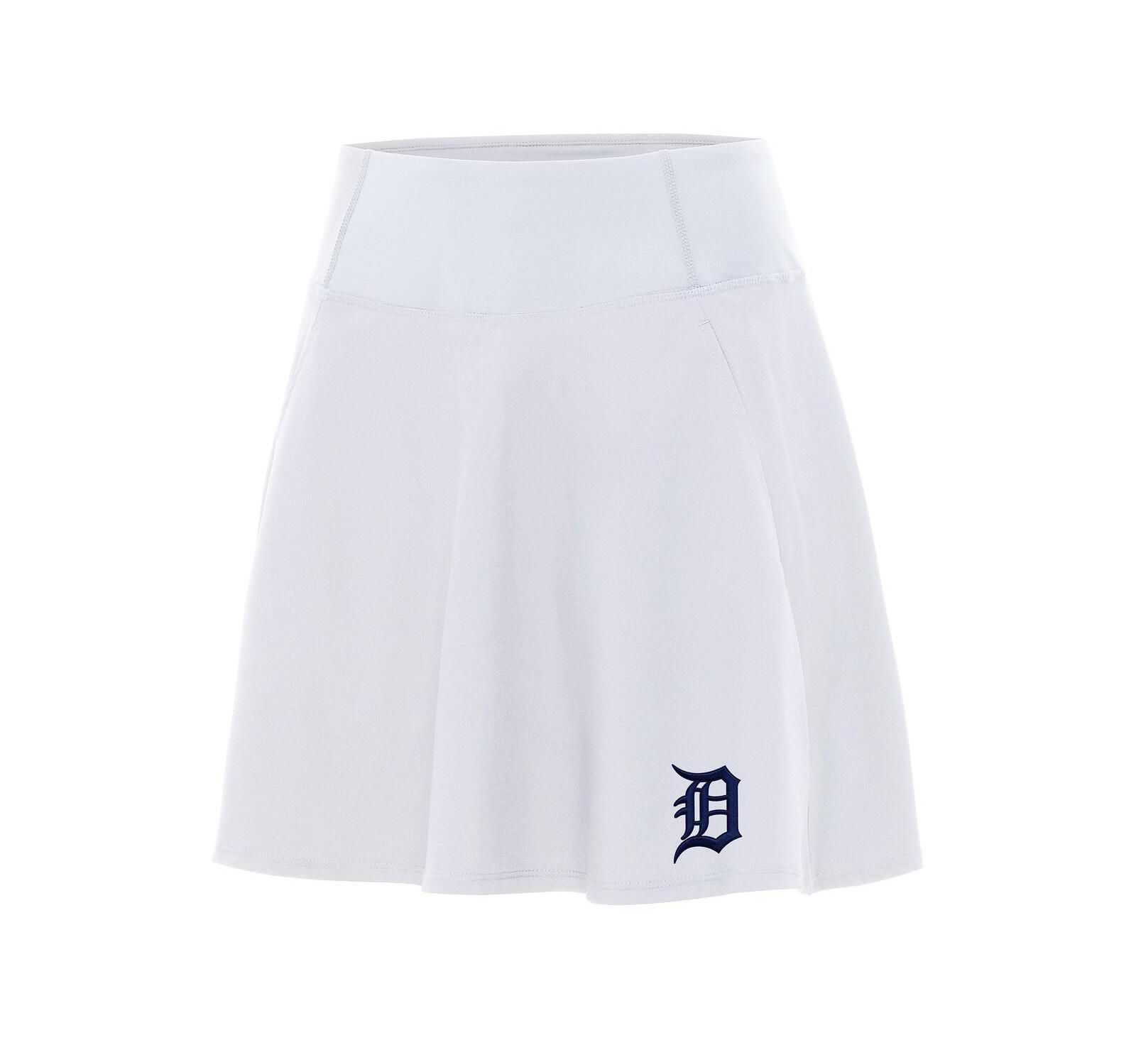 Antigua Женская белая юбка-шорты Chip Detroit Tigers
