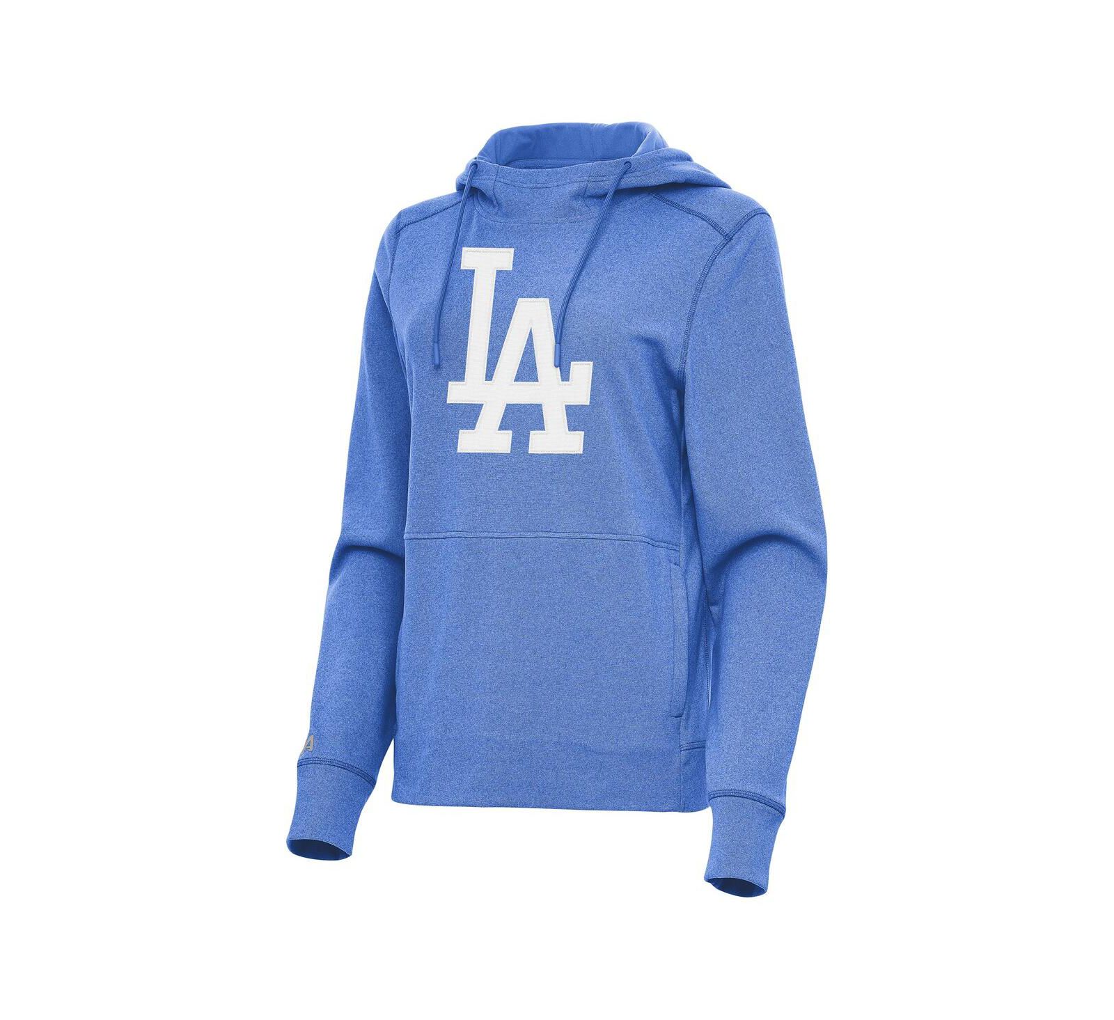 Женское худи Antigua Heather Royal Los Angeles Dodgers Justice