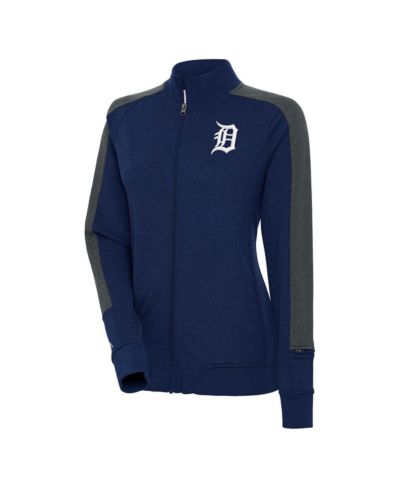 Женская спортивная куртка Antigua Detroit Tigers Strike Full-Zip, темно-синяя