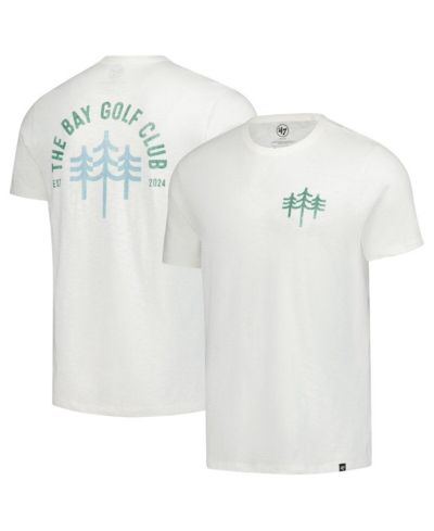 '47 Brand Men's White the Bay Golf Club Distressed Backer Scrum T-Shirt
