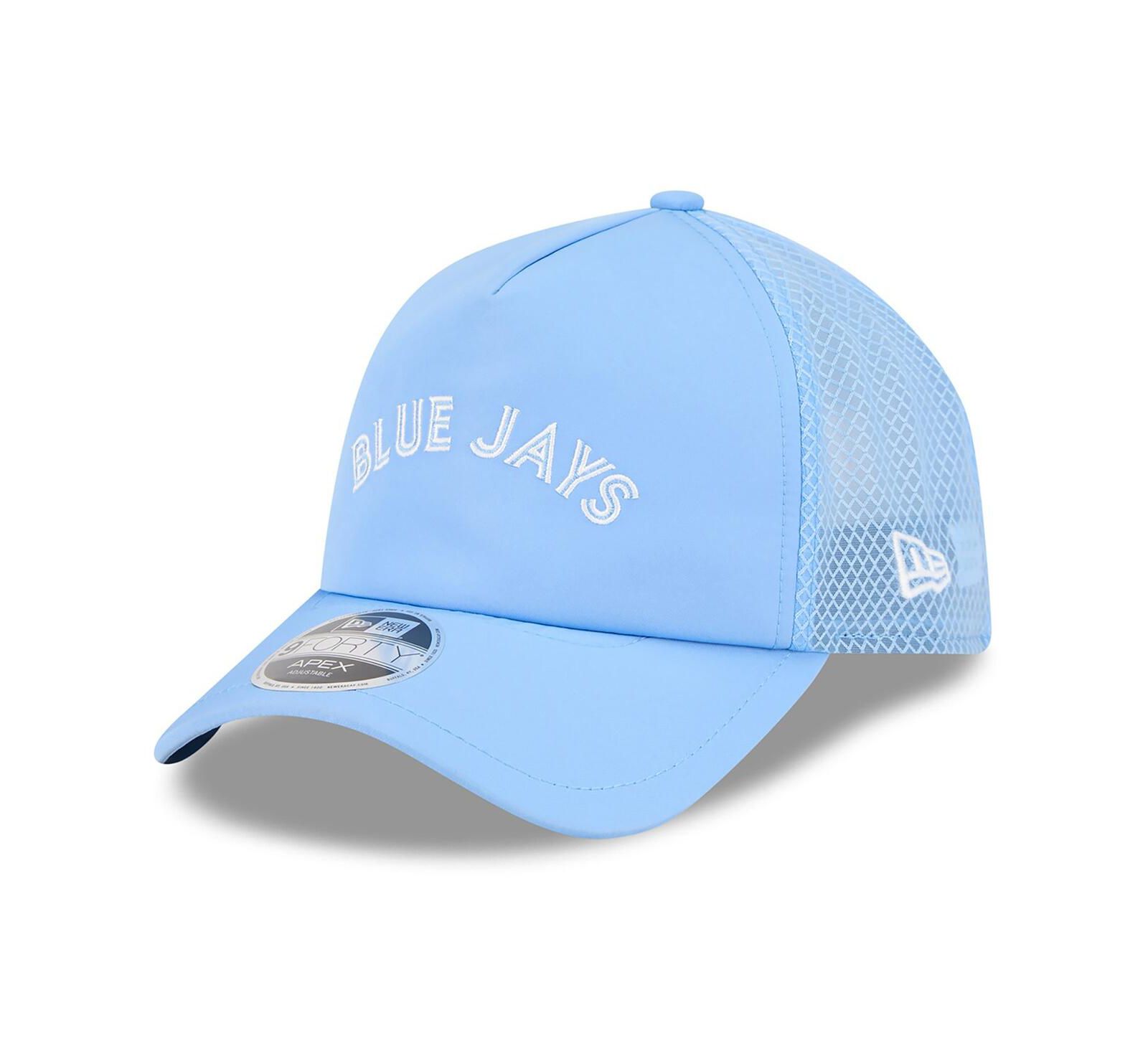 Мужская кепка New Era Light Blue Toronto Blue Jays 2026 Batting Practice Alternate Apex 9FORTY